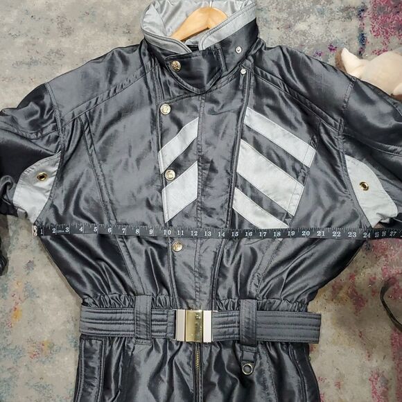 Vintage Descente Silver Retro Mens Ski Suit - Picture 9 of 16